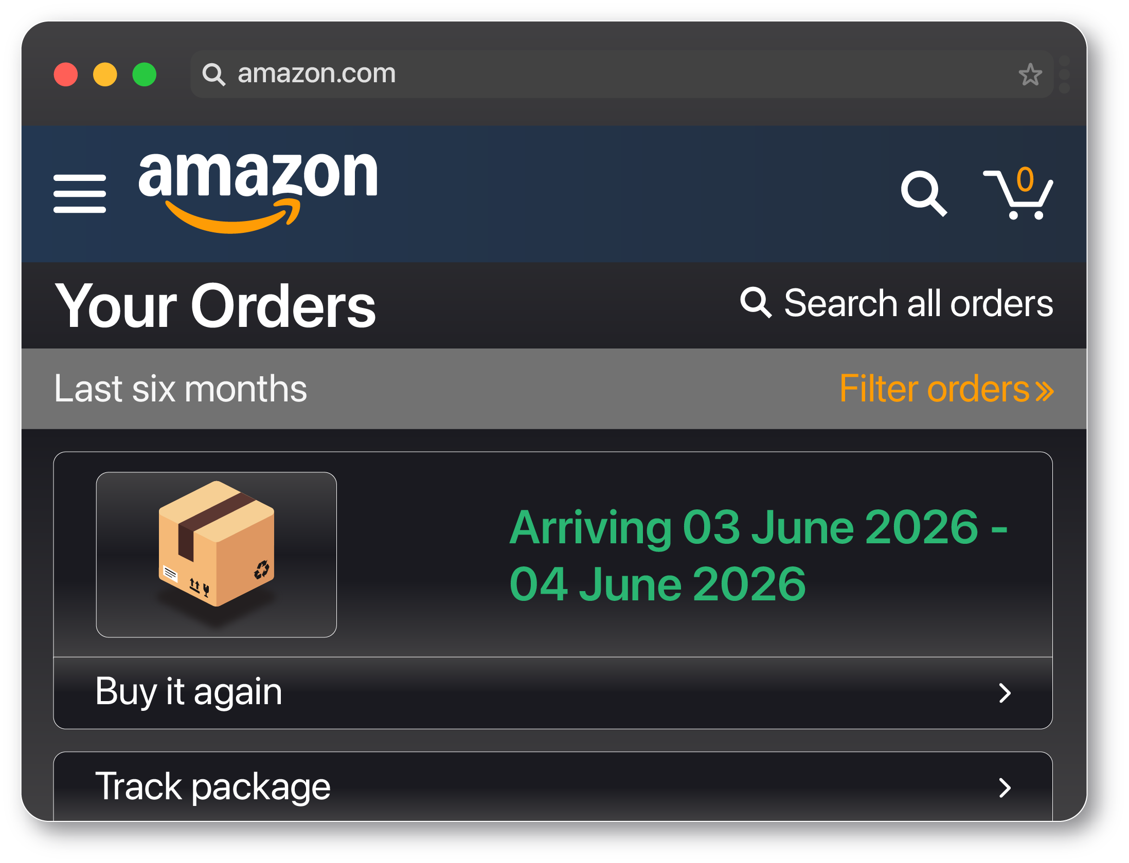Amazon checkout via HideProxy